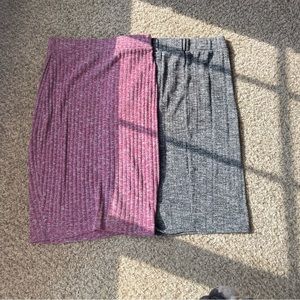 Two pencil skirts